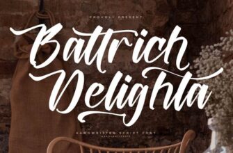 Battrich Delighta Font 01