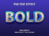 Bold ~ Psd Text Effect