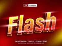 Flash 3d Text Style Effect