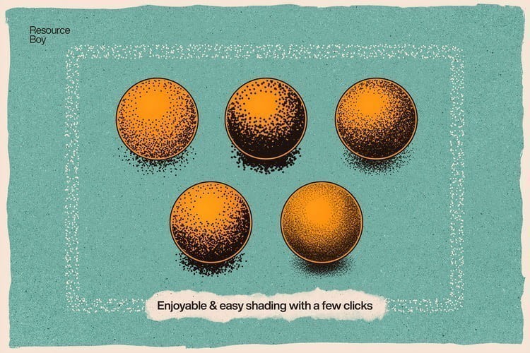 Free Stipple Shading Photoshop Brushes 02