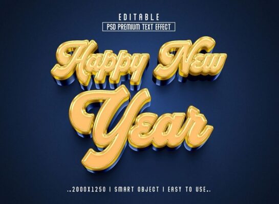 Happy New Year ~ Premium Text Effect 41839846