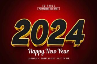 Happy New Year Psd Premium 3d Text Effect Fpashop.ru