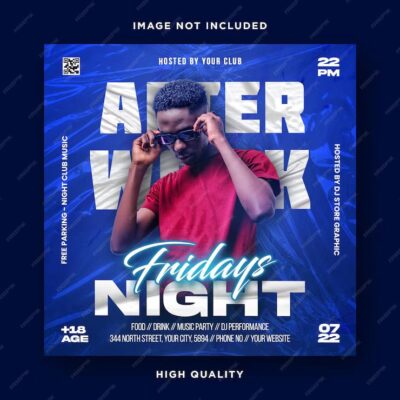 Night Club Party Flyer Template Design