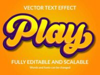 Play Editable 3d Text Style Effect