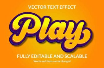 Play Editable 3d Text Style Effect