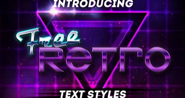 Retro Text Psd Styles