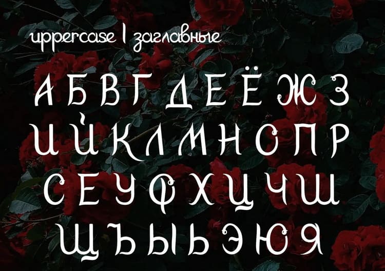 Rosarium Font 6