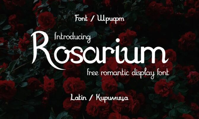 Rosarium Font