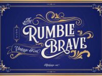 Rumble Brave ~ Free Display Font 1
