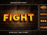 Rusted Text Effect Layer Style Set 0
