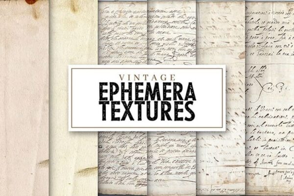 Vintage Ephemera Papers