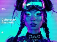 Cyberpunk Film Photo Effect