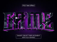 Game 3d Psd Text Effect