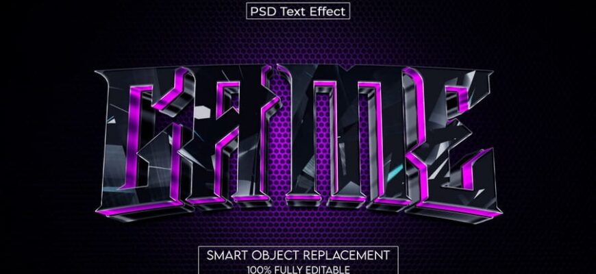 Game 3d Psd Text Effect