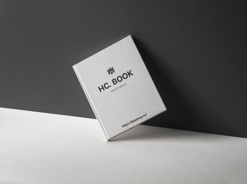 Hardcover Book Catalog Mockup (vol.2)