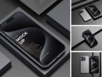 Iphone 15 Pro Max Mockups
