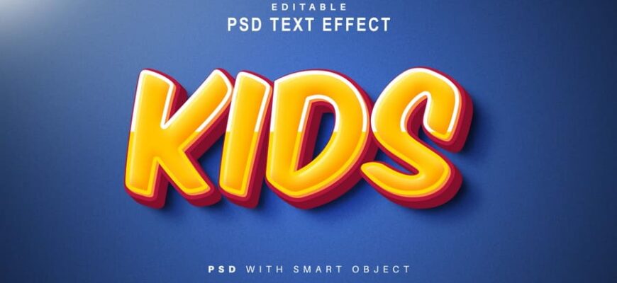 Kids Text Effect