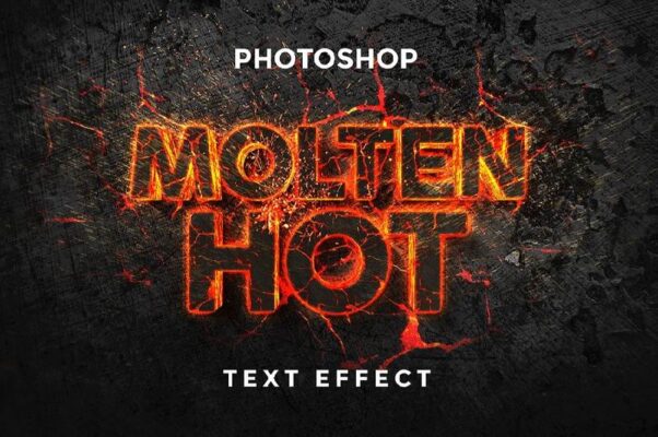Molten Hot Text Effect 1