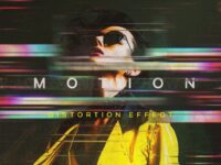 Motion Distortion Photo Effect