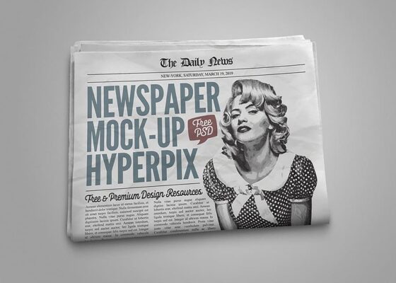 Newspaper Mockup 1