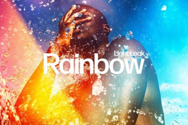Rainbow Light Leak Photo Effect