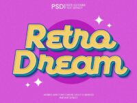 Retro 3d Text Effect