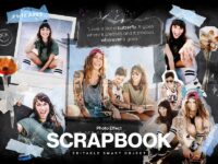 Scrapbooking Photo Collage Template 01