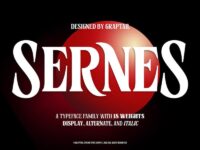 Sernes Display Font Fpashop.ru