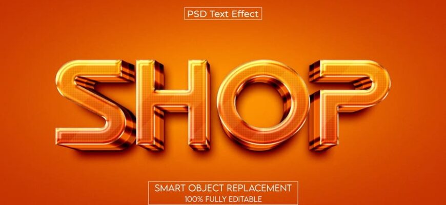 Shop Psd Text Effect