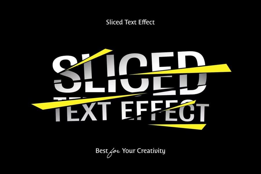 Sliced Text Effect 2