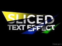 Sliced Text Effect