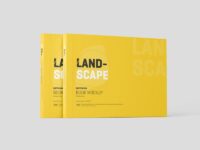 Softcover Landscape Book Cover Mockup 1