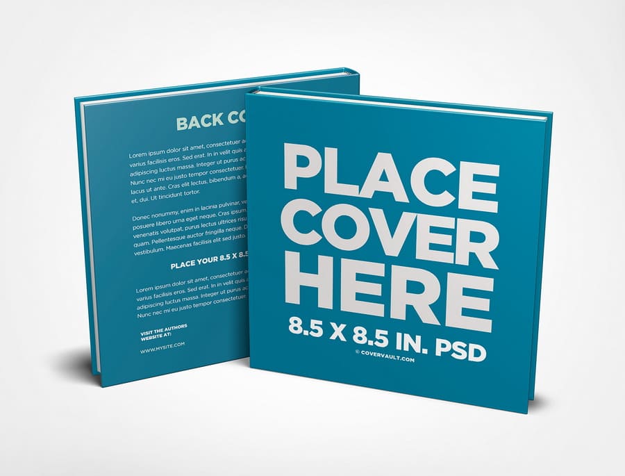 Square Children Book Mockup Psd Template 1