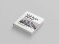 Square Hardcover Book Mockup 1