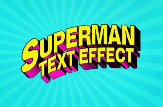 Superhero Comic Text Effect