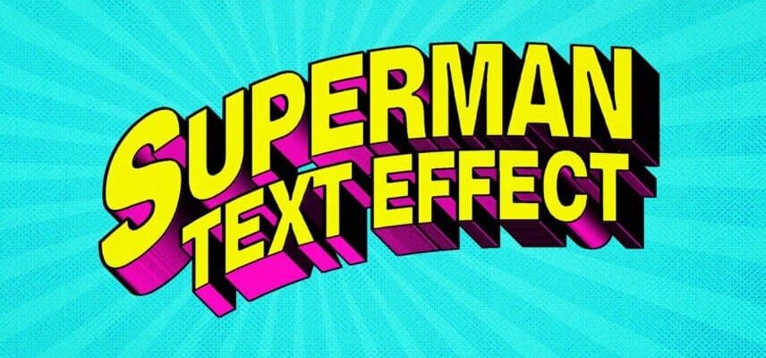 Superhero Comic Text Effect