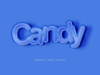 Sweet Candy 3d Text Effect