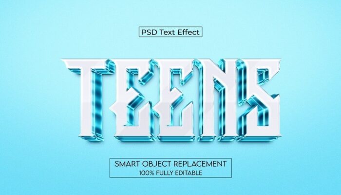 Teens Psd Text Effect