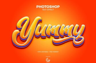 Yummy Psd Text Effect