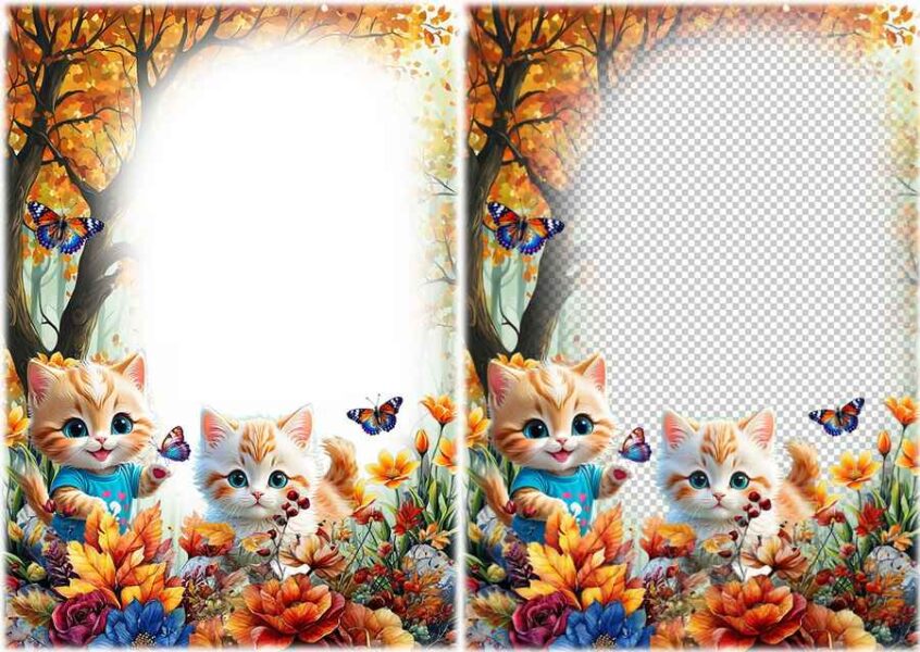 Two Frames in PNG Format