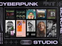Cyberpunk Instagram Templates 1