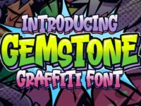 Gemstone Graffiti Font