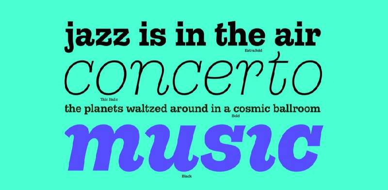 Gonzaga Font Family 7