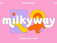 Milkyway Bubbly Bold Typeface 1