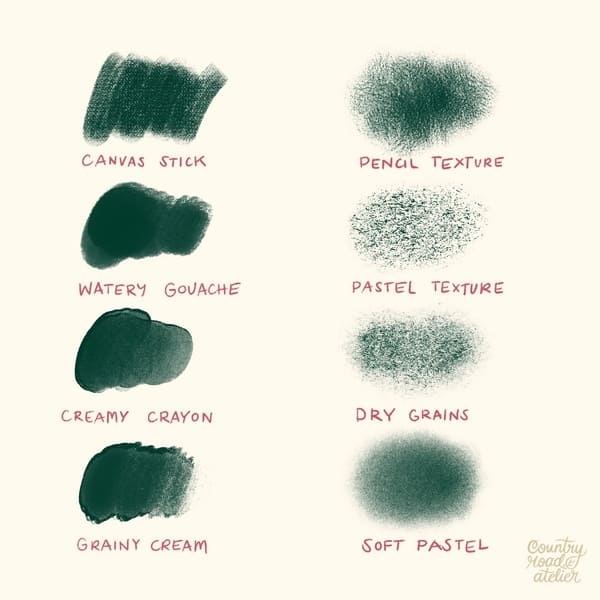 Mixed Media Brush Set For Procreate 3