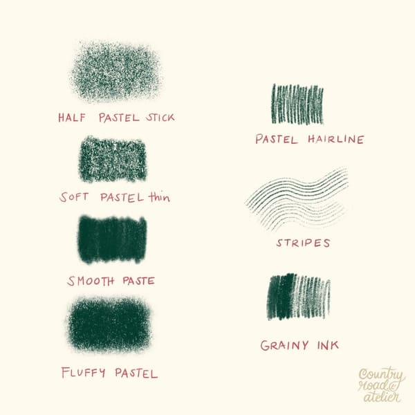 Mixed Media Brush Set For Procreate 4