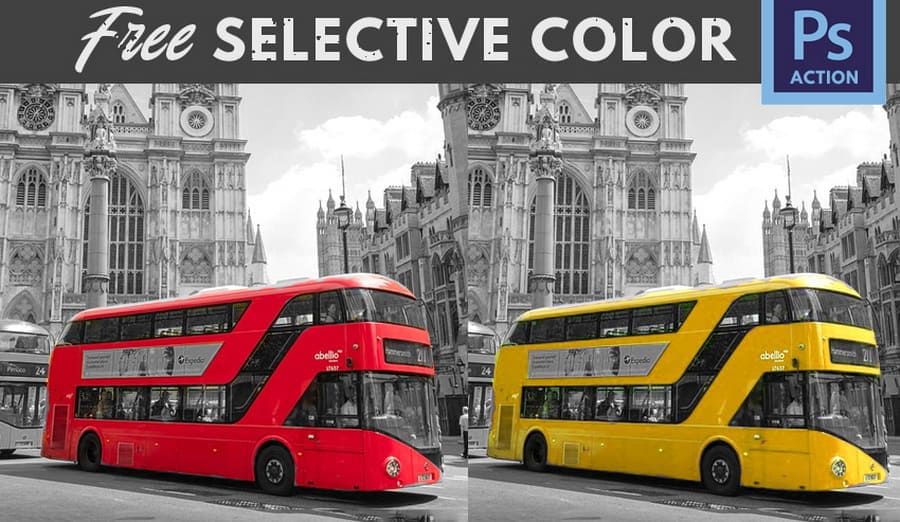 Selective Color Photoshop Action 3