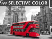 Selective Color Photoshop Action Fpashop