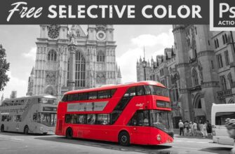 Selective Color Photoshop Action Fpashop
