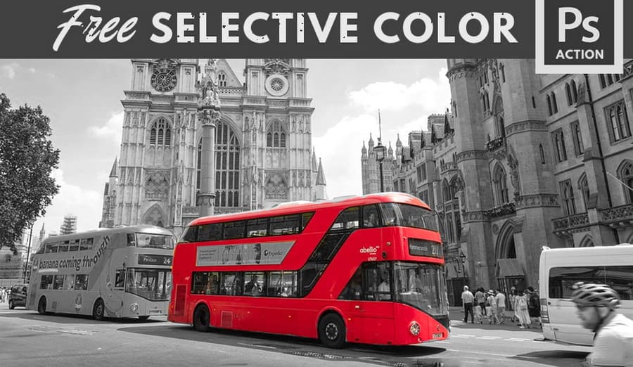 Selective Color Photoshop Action Fpashop